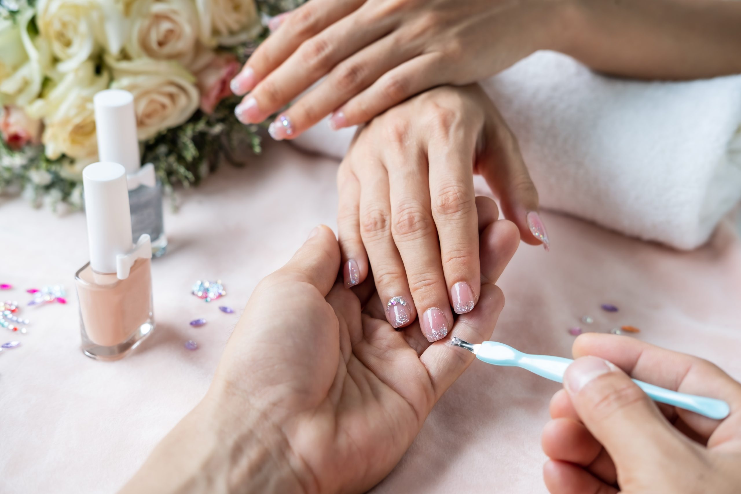 Luxury manicure service at SALON 352 NAILS